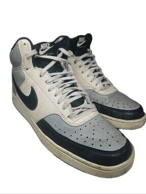 Nike Court Vision Mid Next Nature Gray/Black Sail Size 9 DN3577-002 Retro[7D
